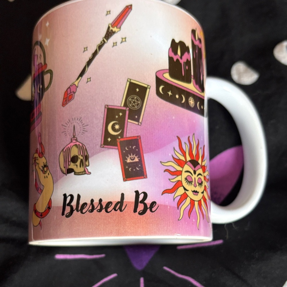 Mystical Pink and White Mug